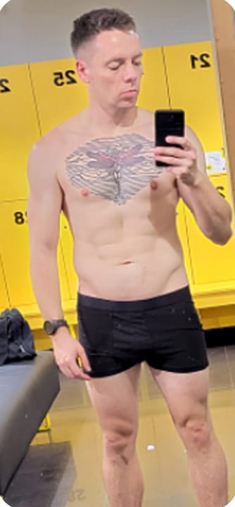 Paweł po zgubieniu 15 kg w 5 miesięcy